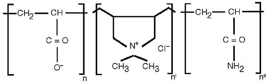 聚季铵盐-39 结构式